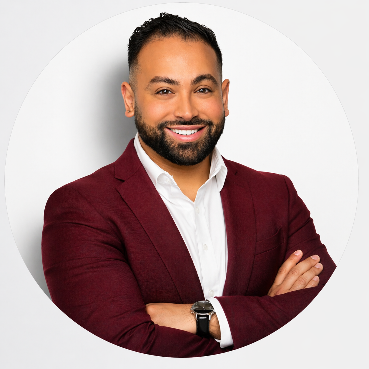 Portrait of Carlos Roman, founder of IMPAKT Aesthetics & Wellness Consulting